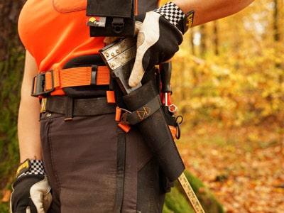 Forstkluppe_Forstgurt_Fuegos_Forst-Ausrüstung Forst Kluppenholster Kluppenhalterung für Forstürtel made by Fuegos